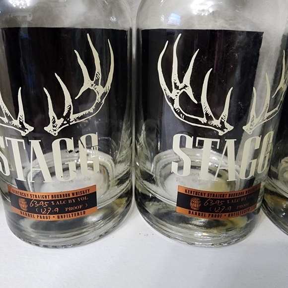 Stagg jr. Empty bottles various years - Picture 3 of 3